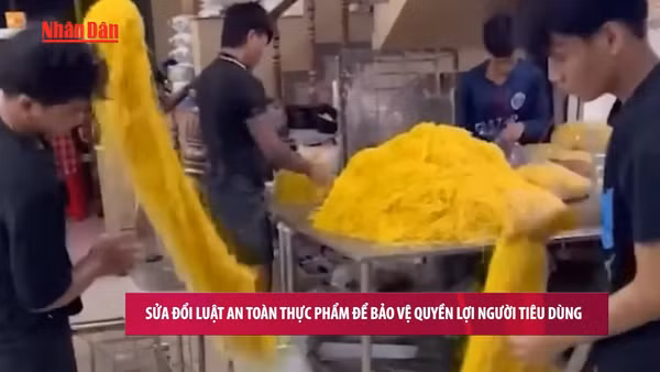 [Video] Sửa đổi Luật An toàn thực phẩm để bảo vệ quyền lợi người tiêu dùng