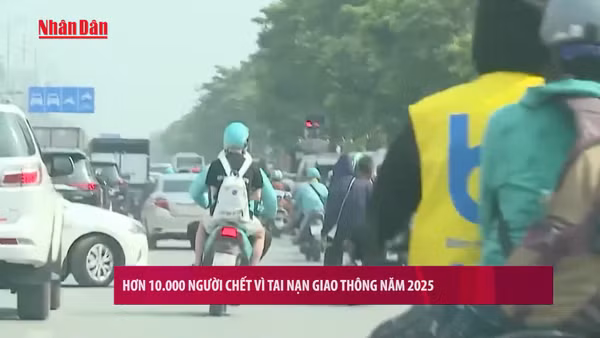 [Video] Hơn 10.000 người chết vì tai nạn giao thông năm 2025