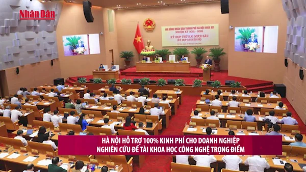 [Video] Hà Nội hỗ trợ 100% kinh phí cho doanh nghiệp nghiên cứu đề tài khoa học công nghệ trọng điểm