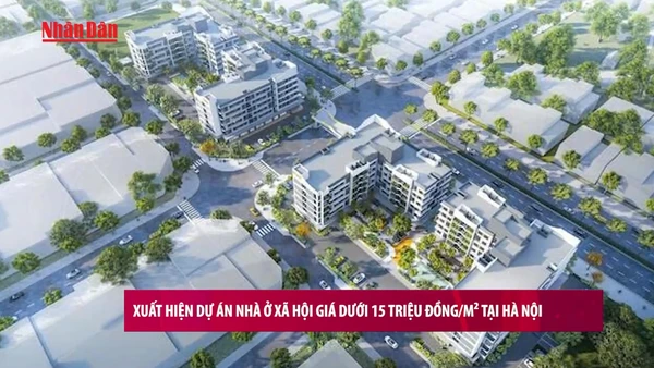 [Video] Xuất hiện dự án nhà ở xã hội giá dưới 15 triệu đồng/m² tại Hà Nội