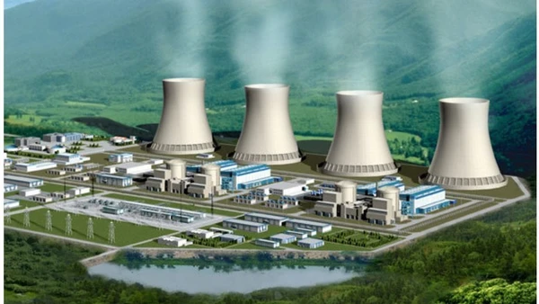 Phối cảnh dự án điện hạt nhân Ninh Thuận năm 2016.
