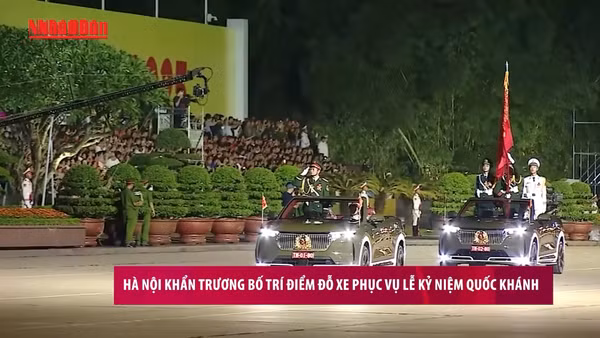 [Video] Hà Nội khẩn trương bố trí điểm đỗ xe phục vụ Lễ kỷ niệm Quốc khánh