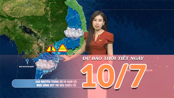 [Video] Dự báo thời tiết ngày 10/7/2026: Bắc Bộ mưa có xu hướng giảm
