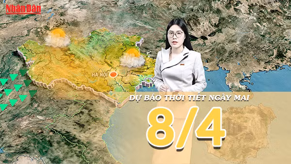 [Video] Dự báo thời tiết đêm nay và ngày mai 8/4/2026: Nắng nóng diện rộng bao phủ cả nước, Bắc Trung Bộ ghi nhận mức nhiệt cao nhất