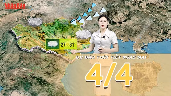 [Video] Dự báo thời tiết đêm nay và ngày mai (4/4/2026): Bắc Bộ đón khí lạnh tăng cường, Nam Bộ duy trì nắng nóng diện rộng