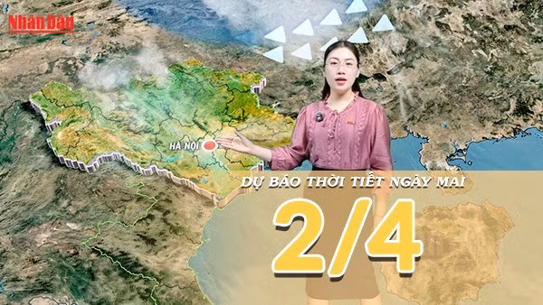 [Video] Dự báo thời tiết đêm nay và ngày mai 2/4/2026: Nắng nóng tạm hạ nhiệt ở Bắc Bộ và Trung Bộ, miền Đông Nam Bộ vẫn chạm ngưỡng 37 độ