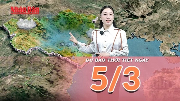 [Video] Dự báo thời tiết ngày 5/3/2026: Sương mù tan nhanh, trời chuyển nắng; Nam Bộ tiếp tục có mưa cục bộ