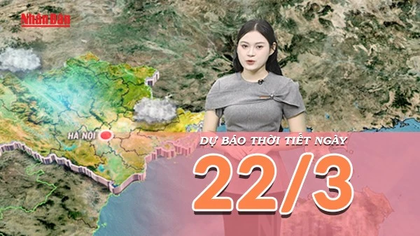 [Video] Dự báo thời tiết ngày 22/3/2026: Vùng hội tụ gió suy yếu, cả nước chuyển trạng thái nắng ráo chủ đạo