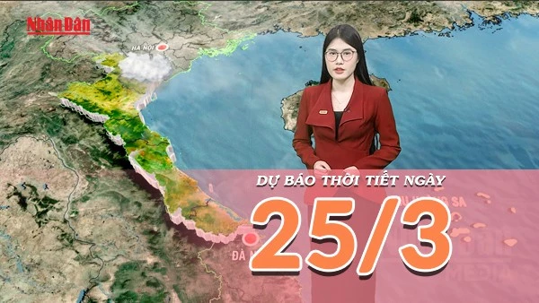 [Video] Dự báo thời tiết ngày 25/3/2026: Nam Bộ nắng nóng diện rộng, Biển Đông lặng sóng thuận lợi vươn khơi