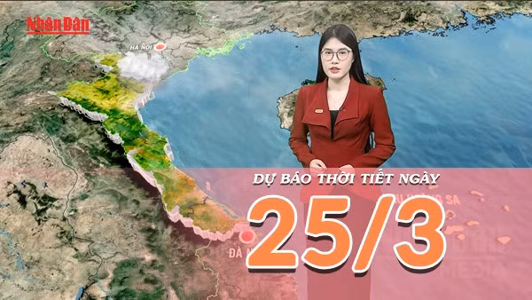 [Video] Dự báo thời tiết ngày 25/3/2026: Nam Bộ nắng nóng diện rộng, Biển Đông lặng sóng thuận lợi vươn khơi