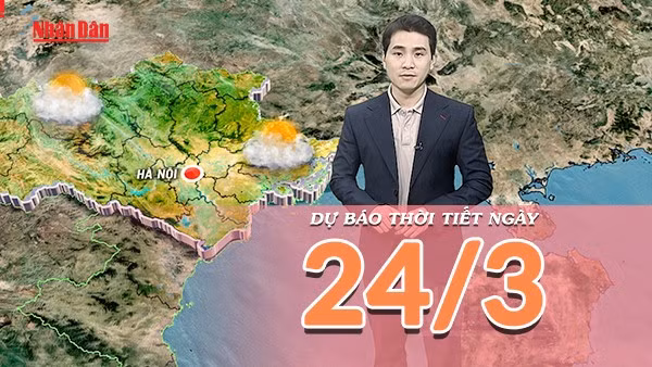 [Video] Dự báo thời tiết ngày 24/3/2026: Nắng mở rộng trên cả nước, miền Đông Nam Bộ chạm ngưỡng 35°C