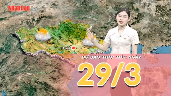 [Video] Dự báo thời tiết đêm nay và ngày mai 29/3/2026: Miền Đông Nam Bộ và Tây Bắc Bộ chạm ngưỡng 37 độ