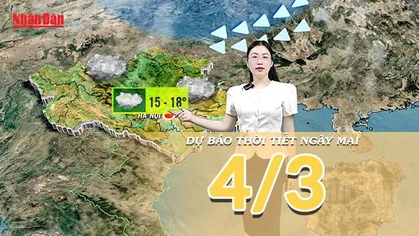 [Video] Dự báo thời tiết đêm nay và ngày mai 4/3/2026: Bắc Bộ chìm mưa phùn và sương mù, Nam Bộ nắng nóng diện rộng