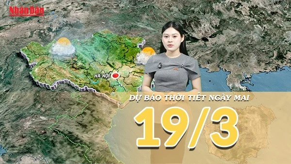 [Video] Dự báo thời tiết đêm nay và ngày mai 19/3/2026: Vùng áp thấp phía Tây phát triển, nắng nóng diện rộng tại Nam Bộ