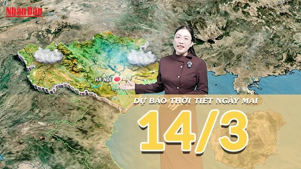 [Video] Dự báo thời tiết đêm nay và ngày mai 14/3/2026: Bắc Bộ sương mù dày, miền Trung mưa dông diện rộng