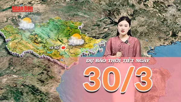 [Video] Dự báo thời tiết ngày 30/3/2026: Nắng nóng gay gắt diện rộng trên cả nước, miền Trung chạm ngưỡng 39 độ C