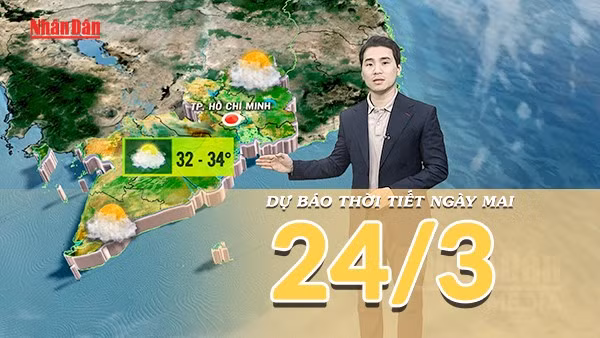 [Video] Dự báo thời tiết đêm nay và ngày mai 24/3/2026: Cảnh báo sương mù sáng sớm tại phía Đông Bắc Bộ, biển lặng thuận lợi cho tàu thuyền vươn khơi