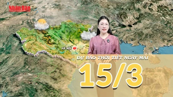 [Video] Dự báo thời tiết đêm nay và ngày mai 15/3/2026: Miền Bắc đón mưa phùn sương mù, Nam Bộ nắng nóng diện rộng