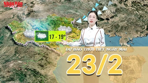 [Video] Dự báo thời tiết đêm nay và ngày mai 23/2/2026: Miền Bắc mưa phùn diện rộng, miền Nam nắng nóng