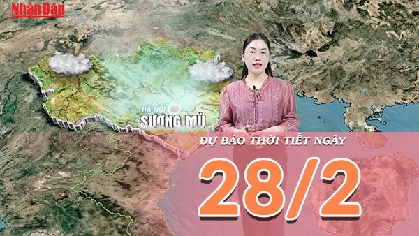 [Video] Dự báo thời tiết ngày 28/2/2026: Bắc Bộ sương mù dày, Nam Bộ nắng trở lại