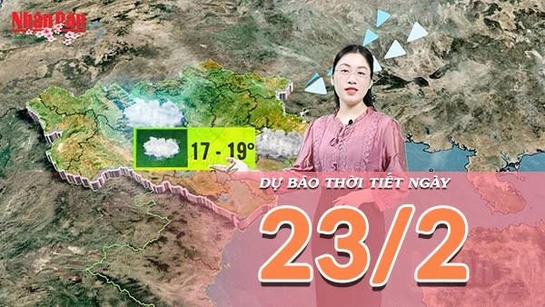 [Video] Dự báo thời tiết ngày 23/2/2026: Miền Bắc mưa phùn sương mù, Nam Bộ nắng nóng diện rộng