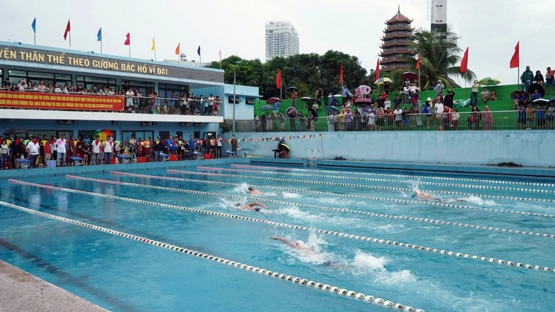 Các vận động viên có dịp tranh tài ở nhiều nội dung thi đấu.