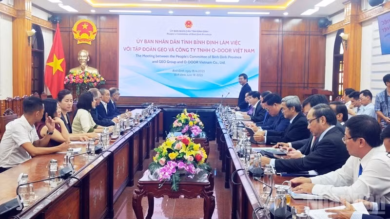 Quang cảnh buổi lễ.