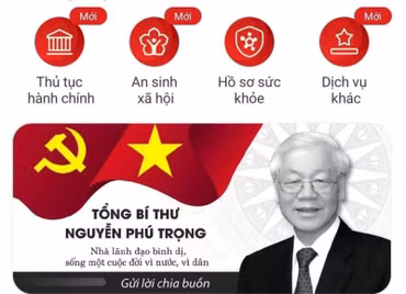 Sổ tang điện tử trên ứng dụng VNeID.