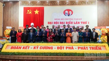 Ban Chấp hành Đảng bộ phường Tam Kỳ, thành phố Đà Nẵng khóa I, nhiệm kỳ 2025-2030 ra mắt.