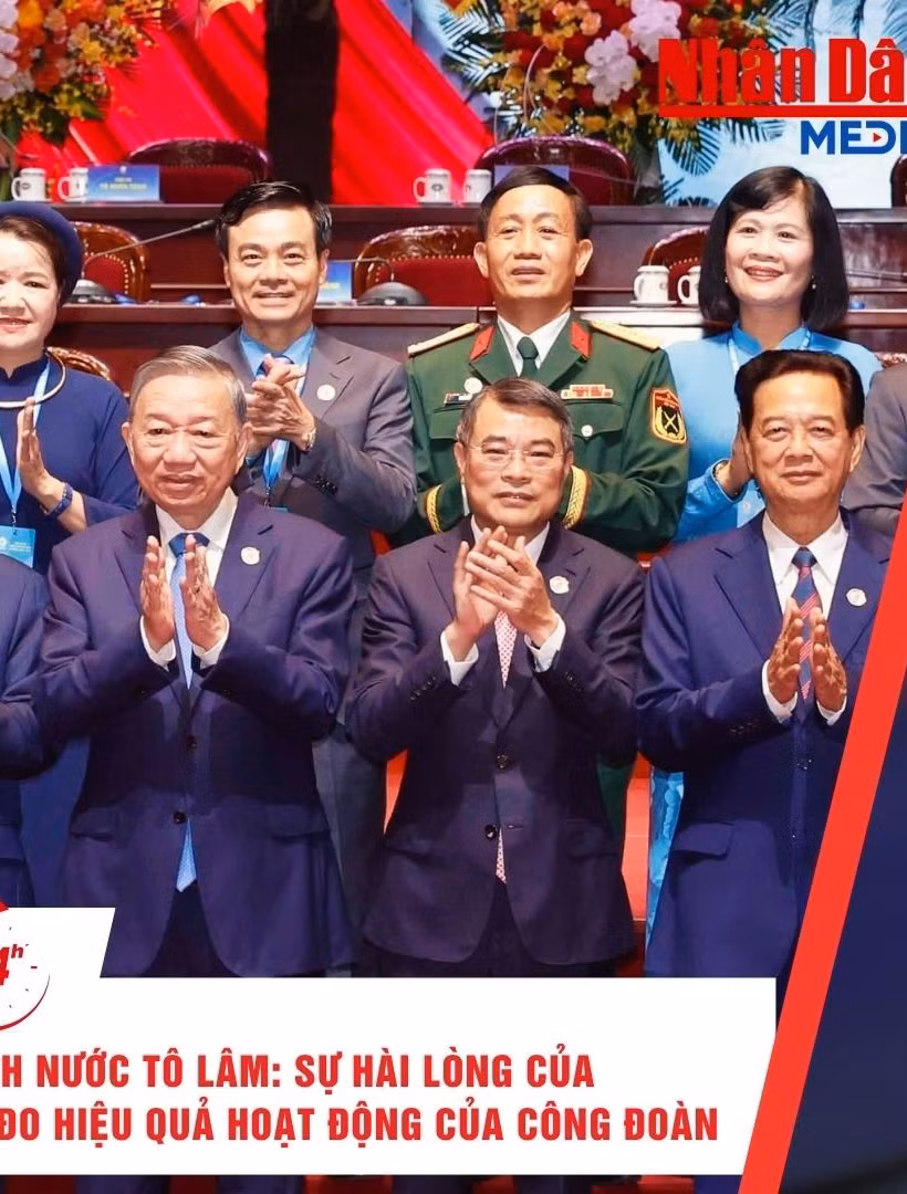 [Video] Thời sự 24h ngày 4/6/2026: Tổng Bí thư, Chủ tịch nước Tô Lâm: Sự hài lòng của người lao động là thước đo hiệu quả hoạt động của Công đoàn