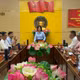 Đồng chí Nguyễn Thị Xuân Hương, Ủy viên Ban Thường vụ, Trưởng ban Tuyên giáo và Dân vận Tỉnh ủy Tây Ninh phát biểu tại buổi làm việc.