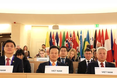 Đoàn Việt Nam tham dự Hội nghị. (Ảnh MOHA)