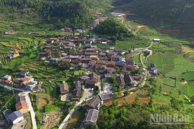 Làng Lô Lô Chải, Tuyên Quang. (Ảnh NGUYÊN-HÀO)