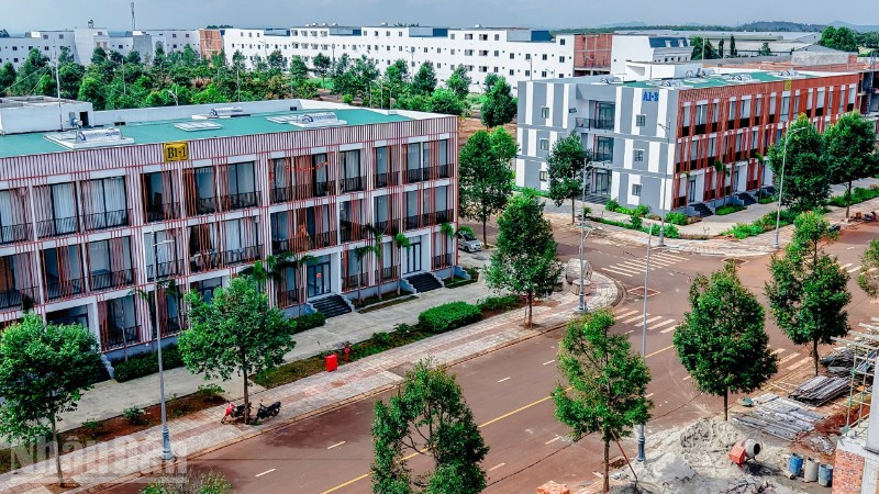 Các khu nhà ở xã hội tại Khu đô thị Ân Phú, phường Tân An, tỉnh Đắk Lắk.