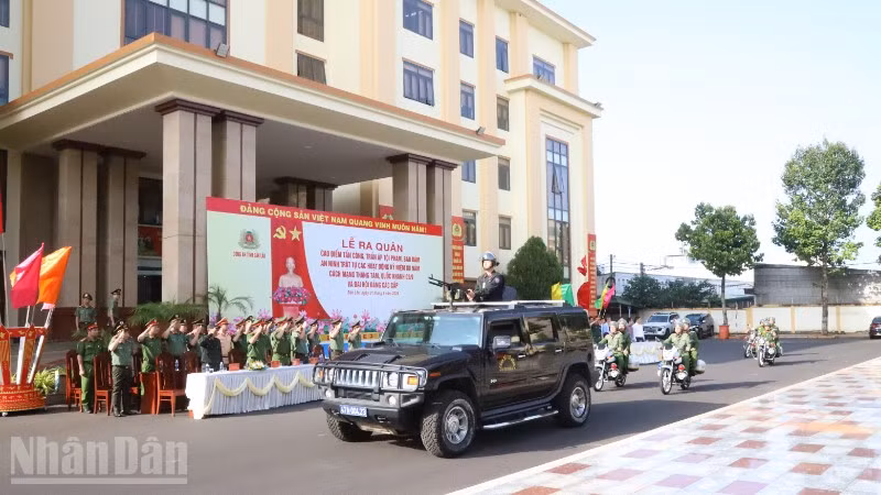 Công an tỉnh Đắk Lắk ra quân cao điểm tấn công trấn áp tội phạm, bảo đảm an ninh trật tự các hoạt động kỷ niệm 80 năm Cách mạng Tháng Tám, Quốc khánh 2/9 và Đại hội Đảng các cấp.