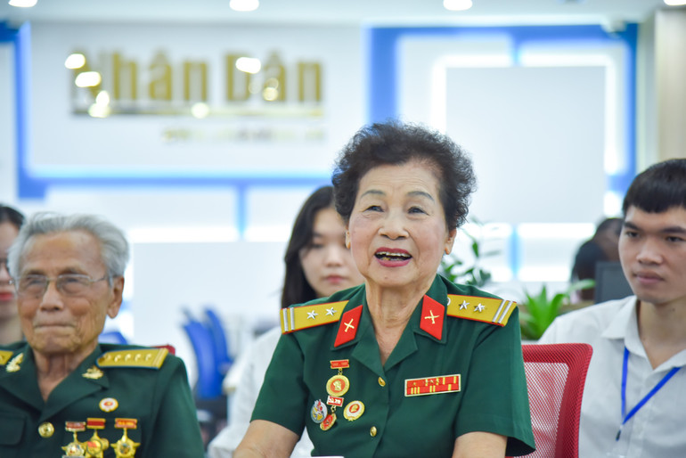 Trung tá Ngô Thị Ngọc Diệp.