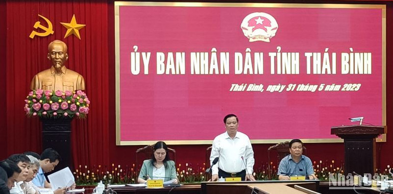 Chủ tịch Ủy ban nhân dân tỉnh Thái Bình đề nghị xác định rõ trách nhiệm người đứng đầu trong cải thiện chỉ số PCI.