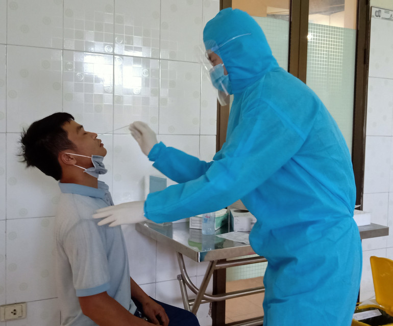 Phần lớn các trường hợp mắc Covid-19 ở tỉnh Thái Bình được phát hiện thông qua test nhanh tại cộng đồng.