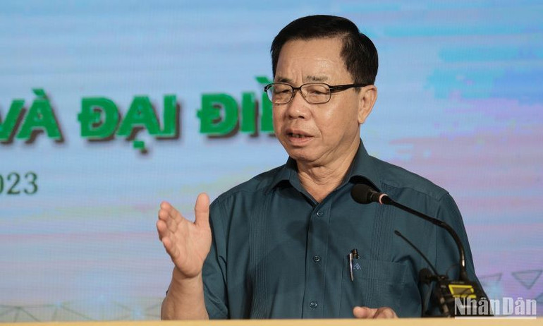 Ông Trần Mạnh Báo, Anh hùng Lao động, Chủ tịch Tập đoàn ThaiBinh Seed chia sẻ: Để hình thành ra chuỗi giá trị khép kín trong sản xuất nông nghiệp, một mình doanh nghiệp không thể làm được.