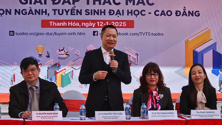 Tiến sĩ Nguyễn Tiến Thảo thông tin về kỳ thi đánh giá năng lực với học sinh.