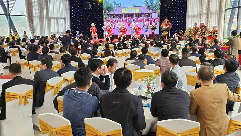 Quang cảnh buổi lễ.