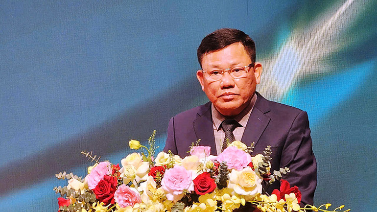 Lãnh đạo tỉnh Thanh Hóa phát biểu tại lễ khai trương.