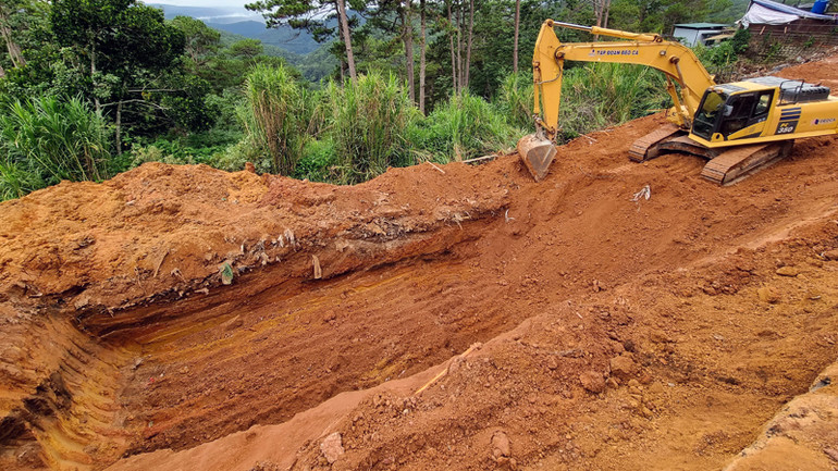 Khu vực được xác định xảy ra vụ tai nạn lao động.