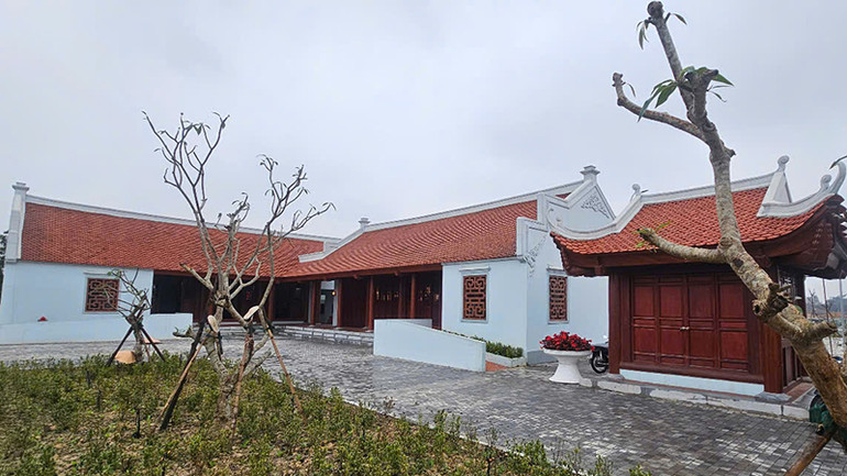 Nét kiến trúc truyền thống trong Công viên tưởng niệm.