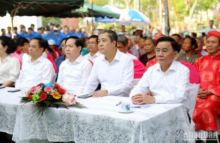 Các đại biểu tham dự Ngày hội Đại đoàn kết dân tộc.