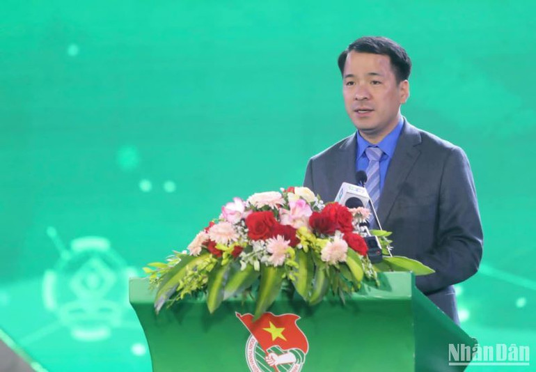 Anh Ngô Văn Cương, Bí thư Trung ương Đoàn, Chủ nhiệm Ủy ban Kiểm tra Trung ương Đoàn tin tưởng các bạn nhận giải thưởng Lương Định Của hôm nay sẽ tiếp tục tỏa sáng, là hạt nhân nòng cốt trong các phong trào thi đua.