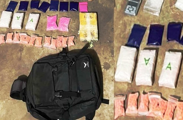 Ma túy cùng các tang vật liên quan.