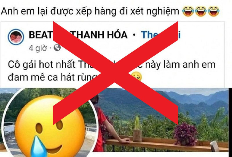 Thông tin trên mạng xã hội.