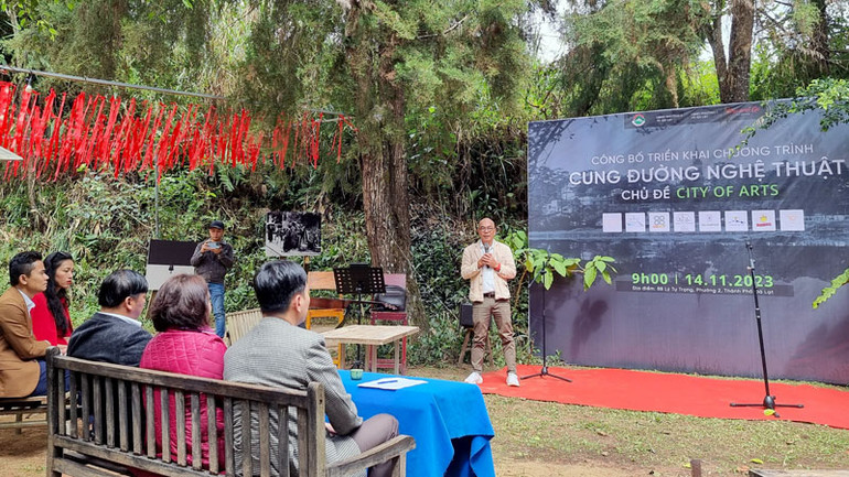 Công bố triển khai chương trình “Cung đường nghệ thuật Đà Lạt”.