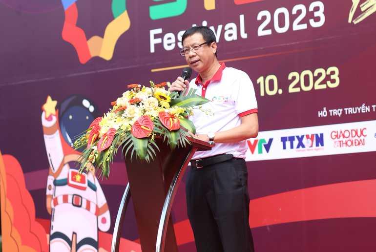 Thứ trưởng Khoa học và Công nghệ Lê Xuân Định phát biểu tại Ngày hội.